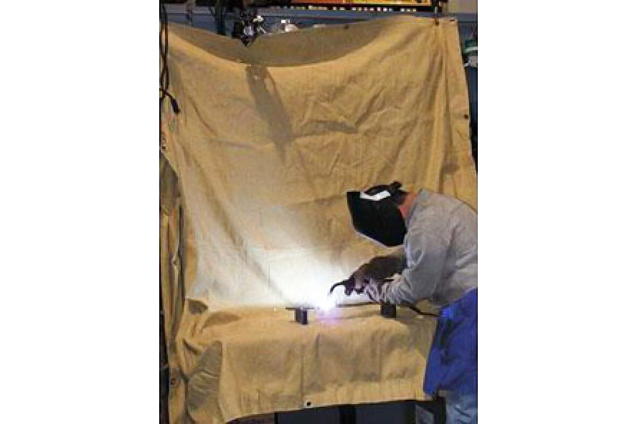 High temperature resistant fireproof protection vermiculite coated fiberglass fabric