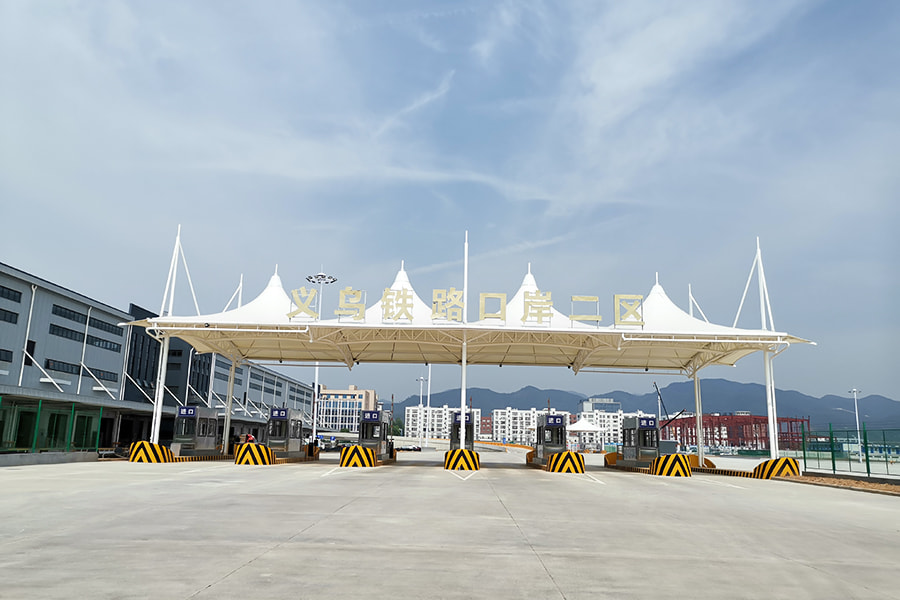 Durable UV-resistant sunshade PTFE membrane