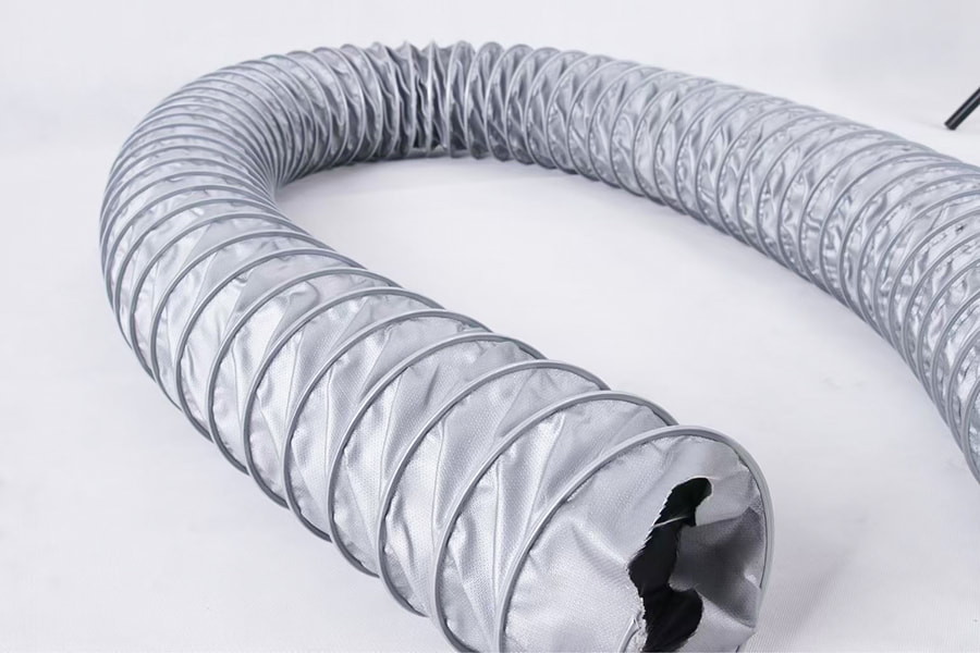 High temperature resistant, flame retardant, corrosion resistant silicone insulation fabric