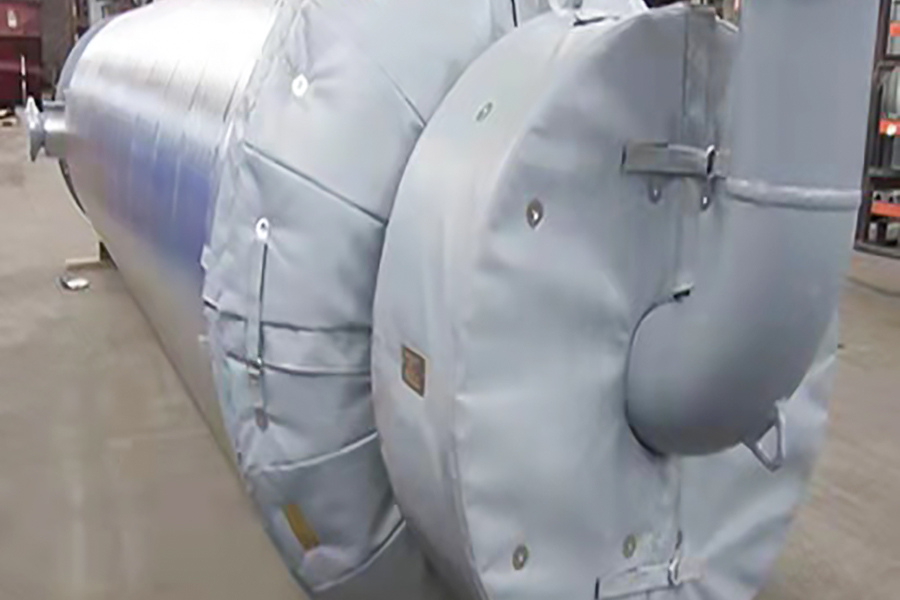 High temperature resistant, flame retardant, corrosion resistant silicone insulation fabric