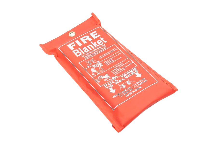 Non-toxic silicone fire blanket - High temperature resistant fire suppression mat