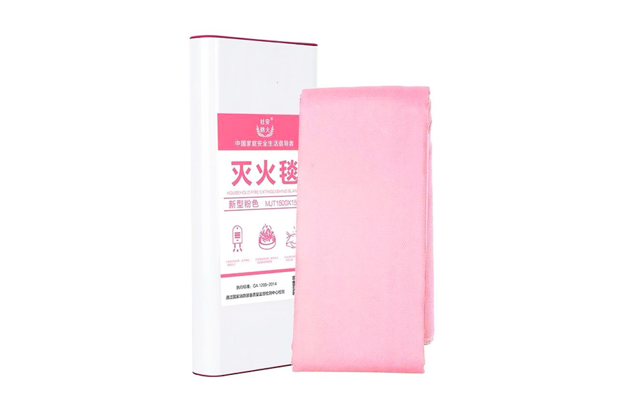 Non-toxic silicone fire blanket - High temperature resistant fire suppression mat