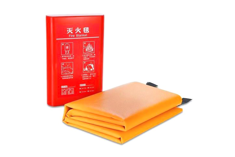 Non-toxic silicone fire blanket - High temperature resistant fire suppression mat