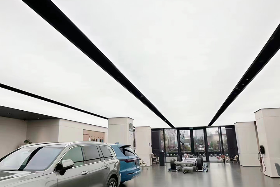 Decorative fireproof ceiling