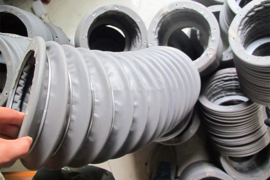 UV resistant flexible PVC air duct - for industrial ventilation and airflow