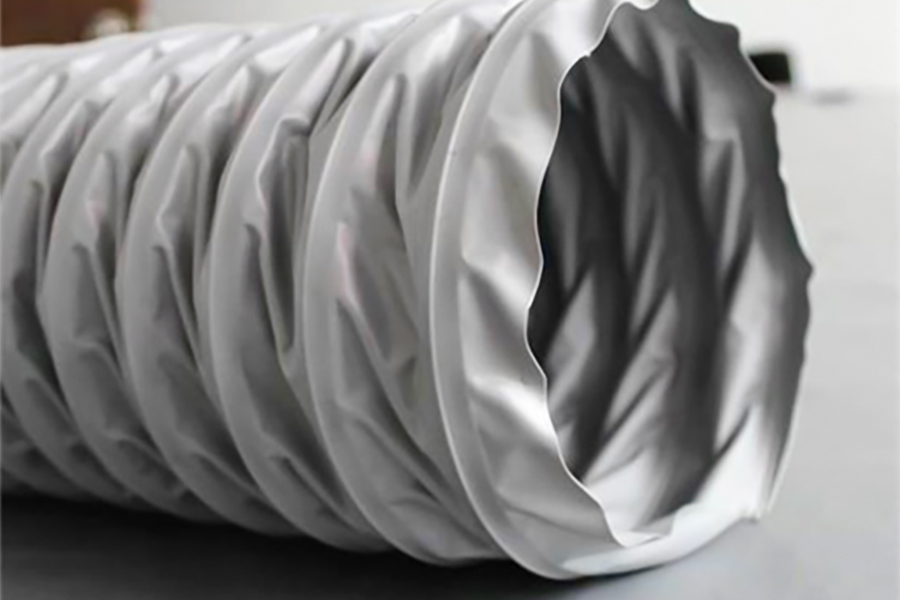 UV resistant flexible PVC air duct - for industrial ventilation and airflow