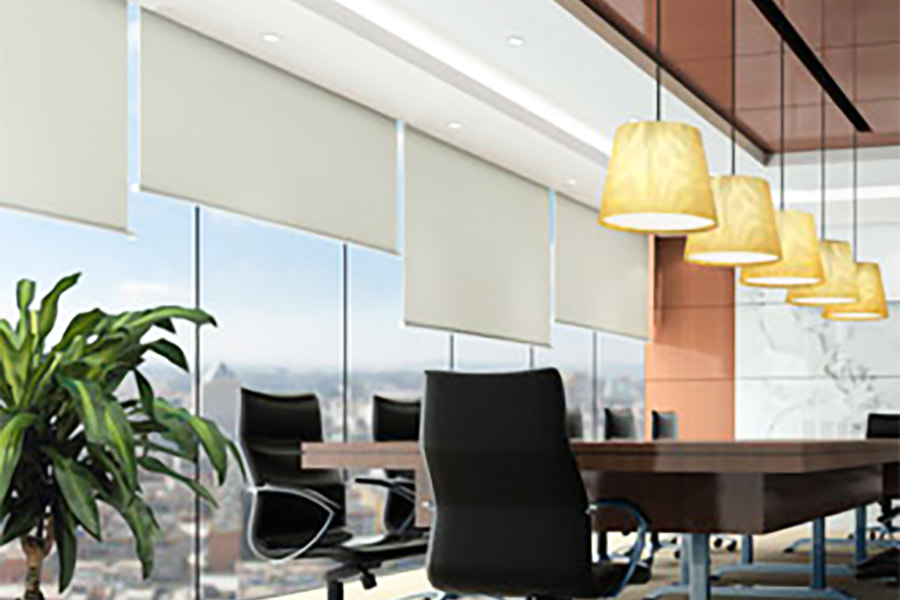 UV-resistant flexible PVC blackout fireproof curtain fabric - for home, office, public place