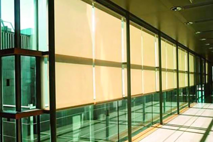 UV-resistant flexible PVC blackout fireproof curtain fabric - for home, office, public place