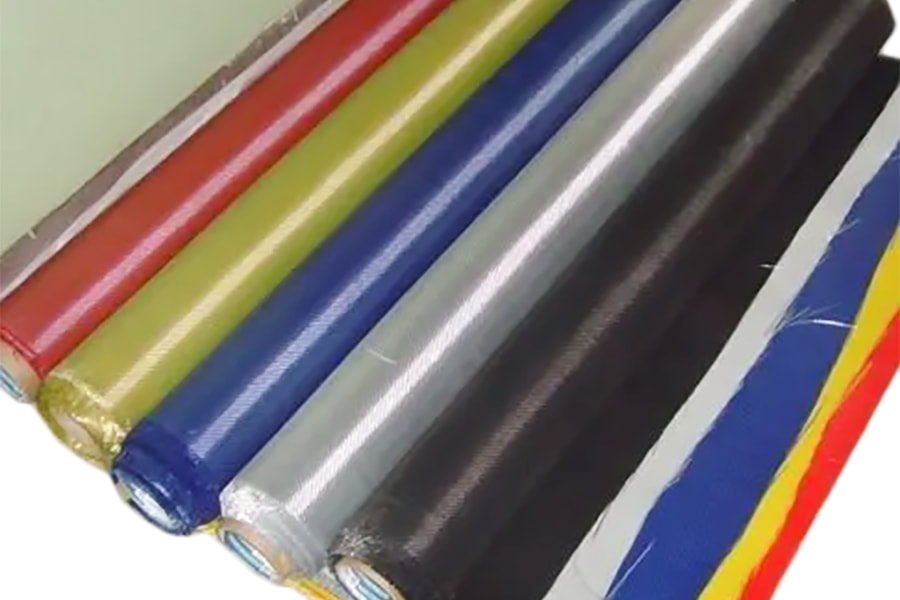 Waterproof durable industrial composite AC coated fiberglass fabric - for construction, industry