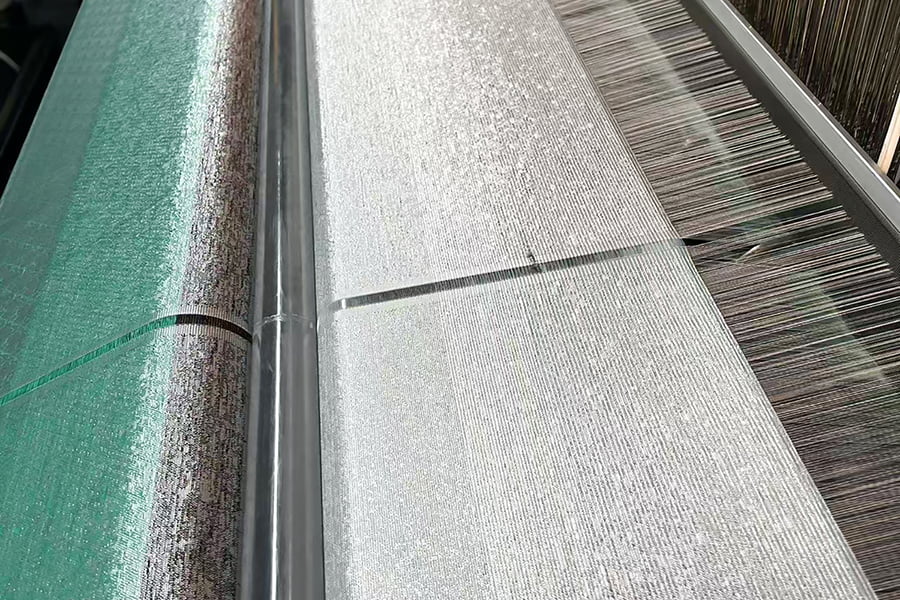 Waterproof and fireproof jacquard patterned fiberglass fabric – for wallcovering