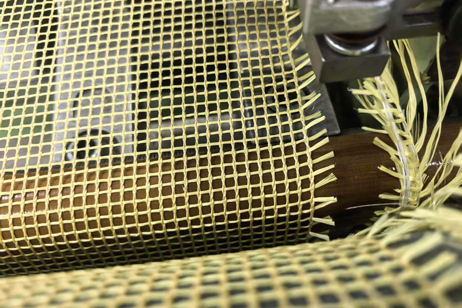 High-strength aramid reinforced Mesh  – for composite basic materials